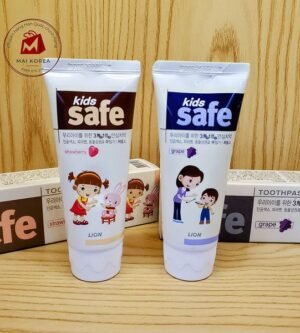 Kem đánh răng trẻ em Lion Kids Safe Hàn Quốc có thể nuốt được 90g