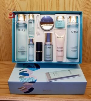 Set OHUI AQUA MIRACLE xanh cấp nước kiềm dầu chống lão hóa